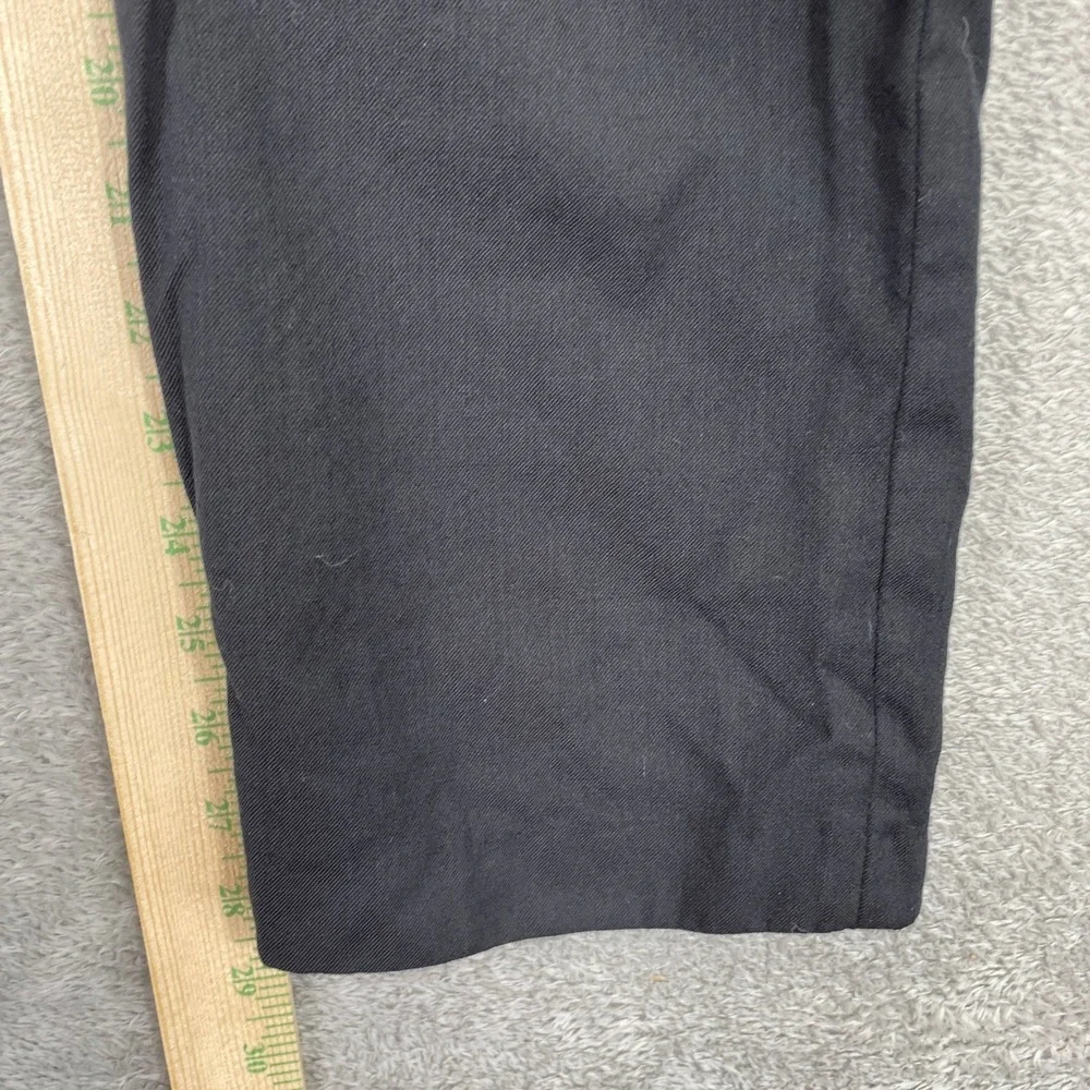 Banana Republic Dress Pants Mens 30x30 Black 100% Wool Tailored Fit Trousers